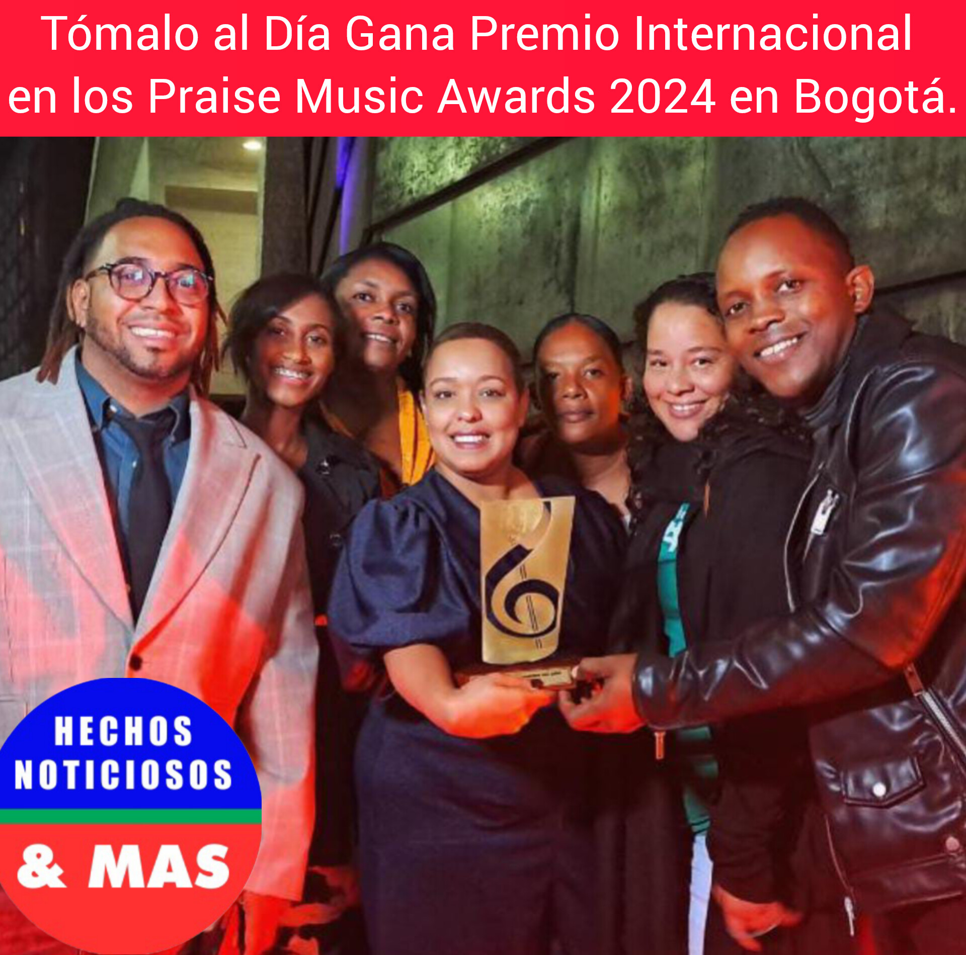 Tómalo al Día Gana Premio Internacional en los Praise Music Awards 2024 en Bogotá.