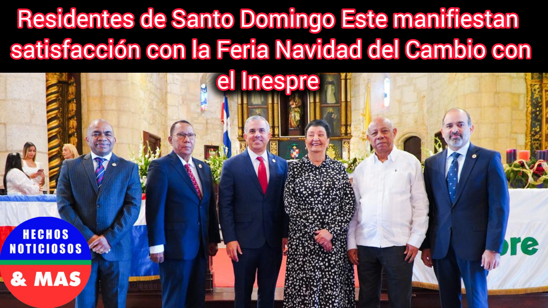 Residentes de Santo Domingo Este manifiestan satisfacción con la Feria Navidad del Cambio con el Inespre